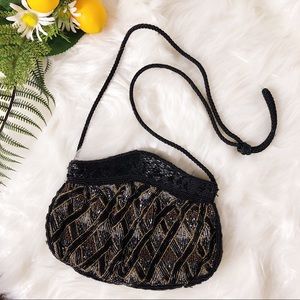 Fantastic Multicolor Beaded Handbag, Evening Bag